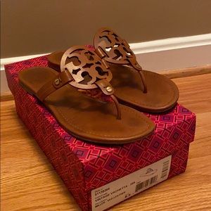 Tory Burch Miller in vintage vachetta size 9.5